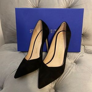 Black Annie Stuart Weitzman Heels Size 7